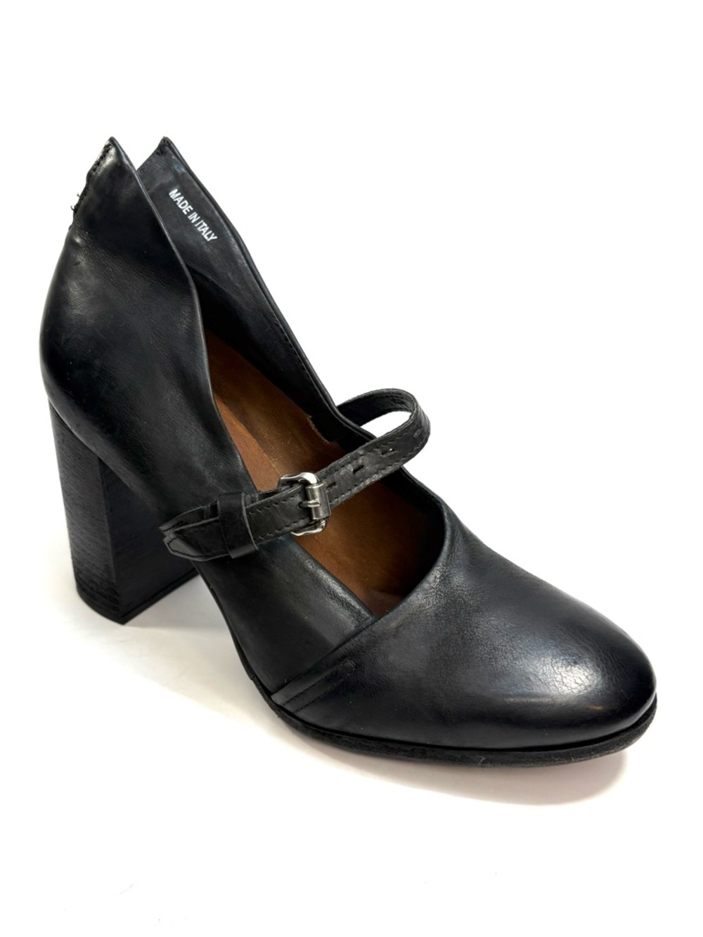 A.S.98 Black Mary Jane Heels | 41